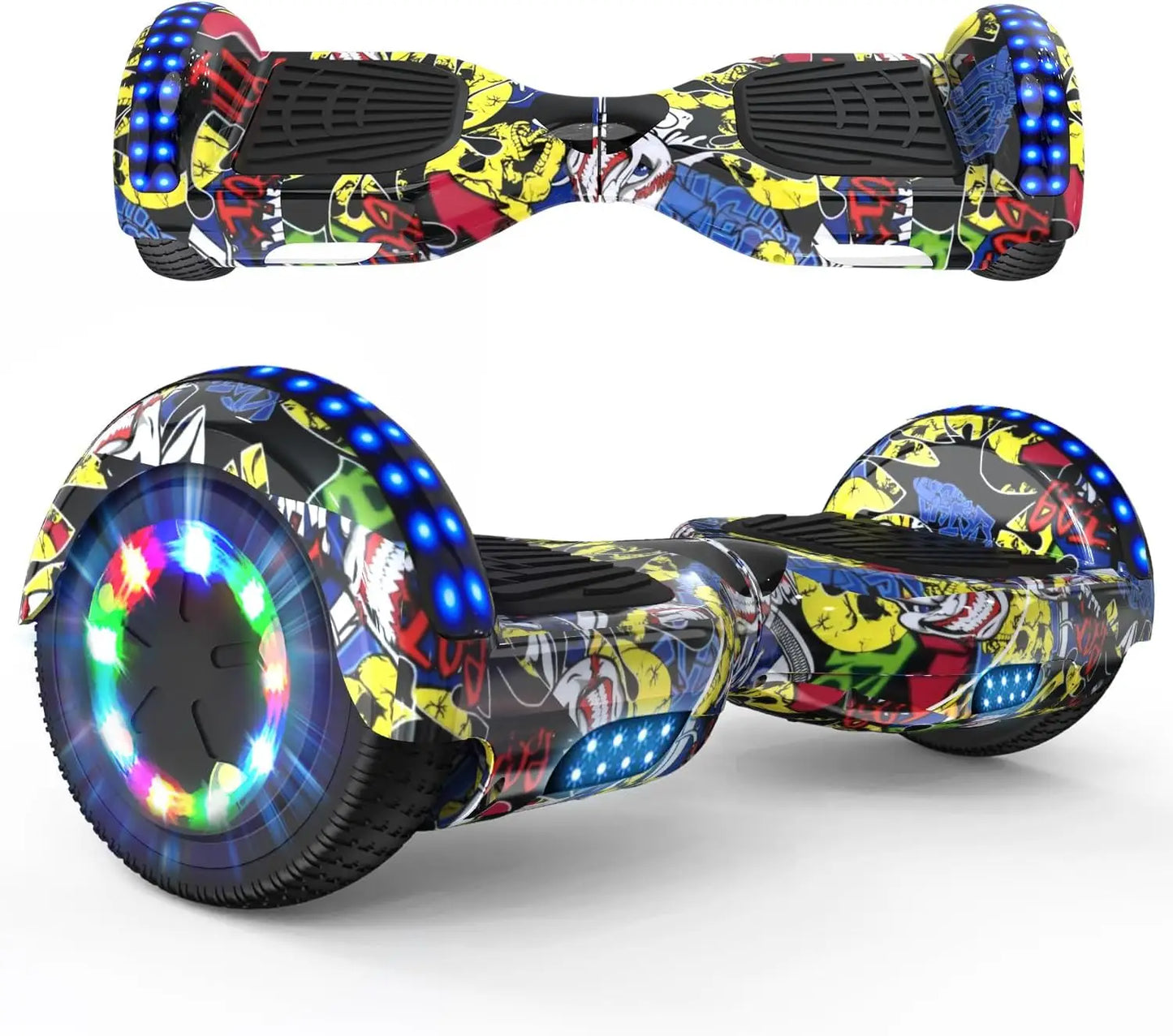 Ultimate Hoverboard for Kids and Teens: 6.5” Wheels, Bluetooth Speaker, and Dazzling LED Lights