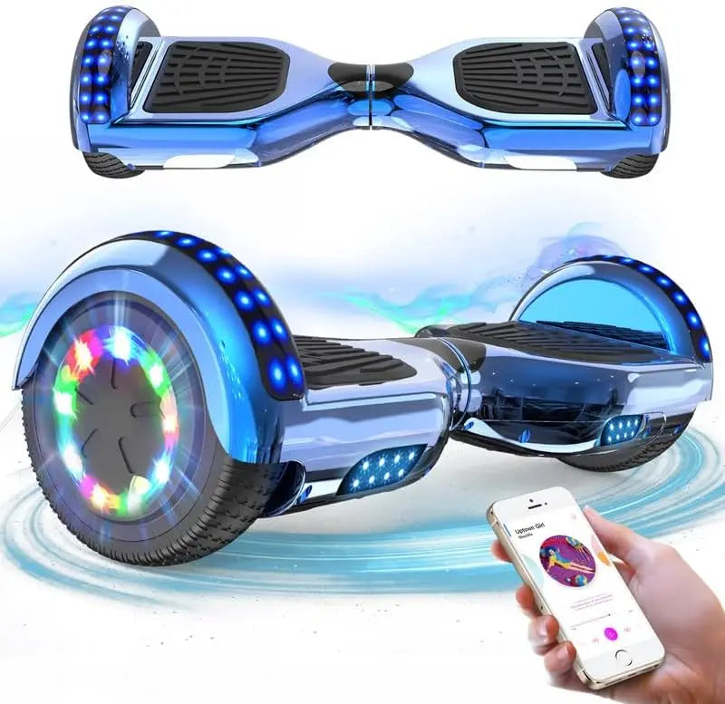 Ultimate Hoverboard for Kids and Teens: 6.5” Wheels, Bluetooth Speaker, and Dazzling LED Lights